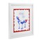 Stupell Industries Red & Blue Ski Cocktails Framed Print Under Glass, design by Lucille Price
